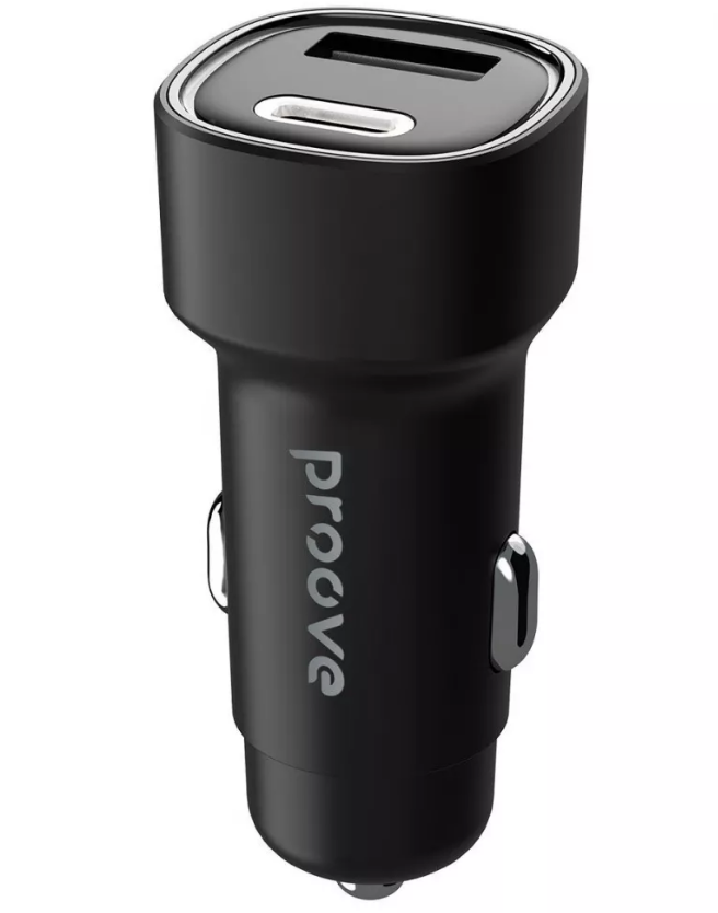 АЗП Proove Flash 48W (Type-C + USB) (black)