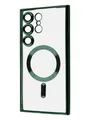 Чохол MetalColor Case MagSafe Samsung S25 Ultra (dark green)
