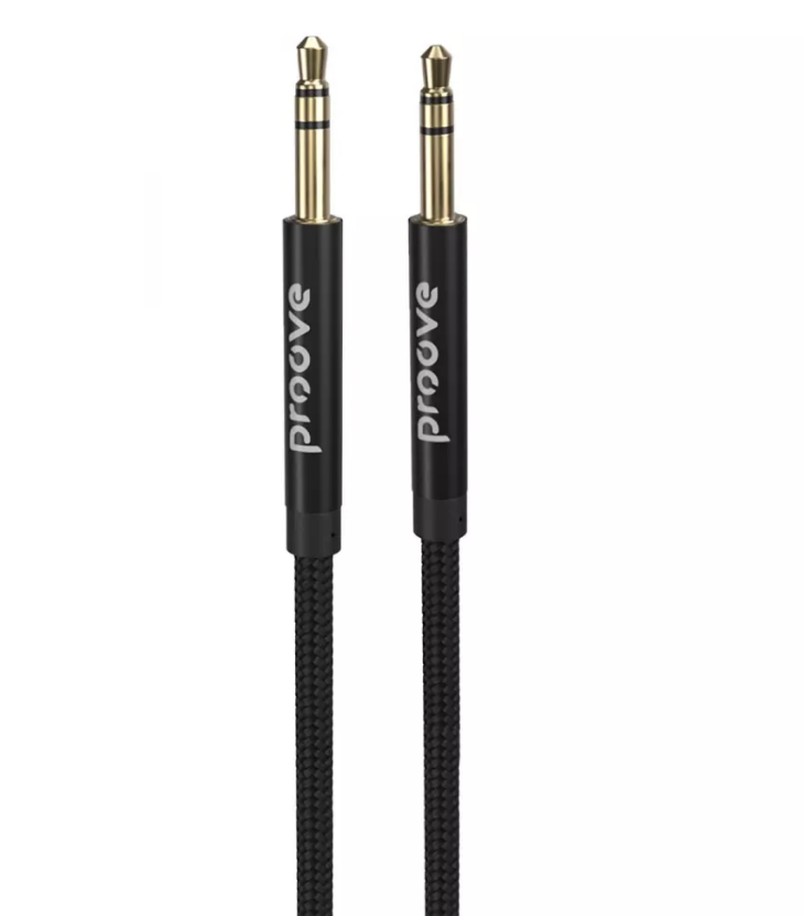 Кабель AUX Proove Weft (1m) (black)