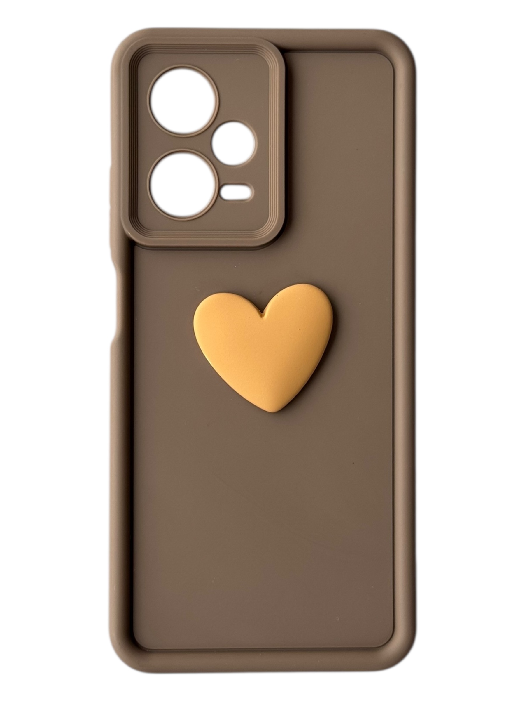Чохол Toys Case для Xiaomi Redmi Note 12 Pro 5G (brown / heart)