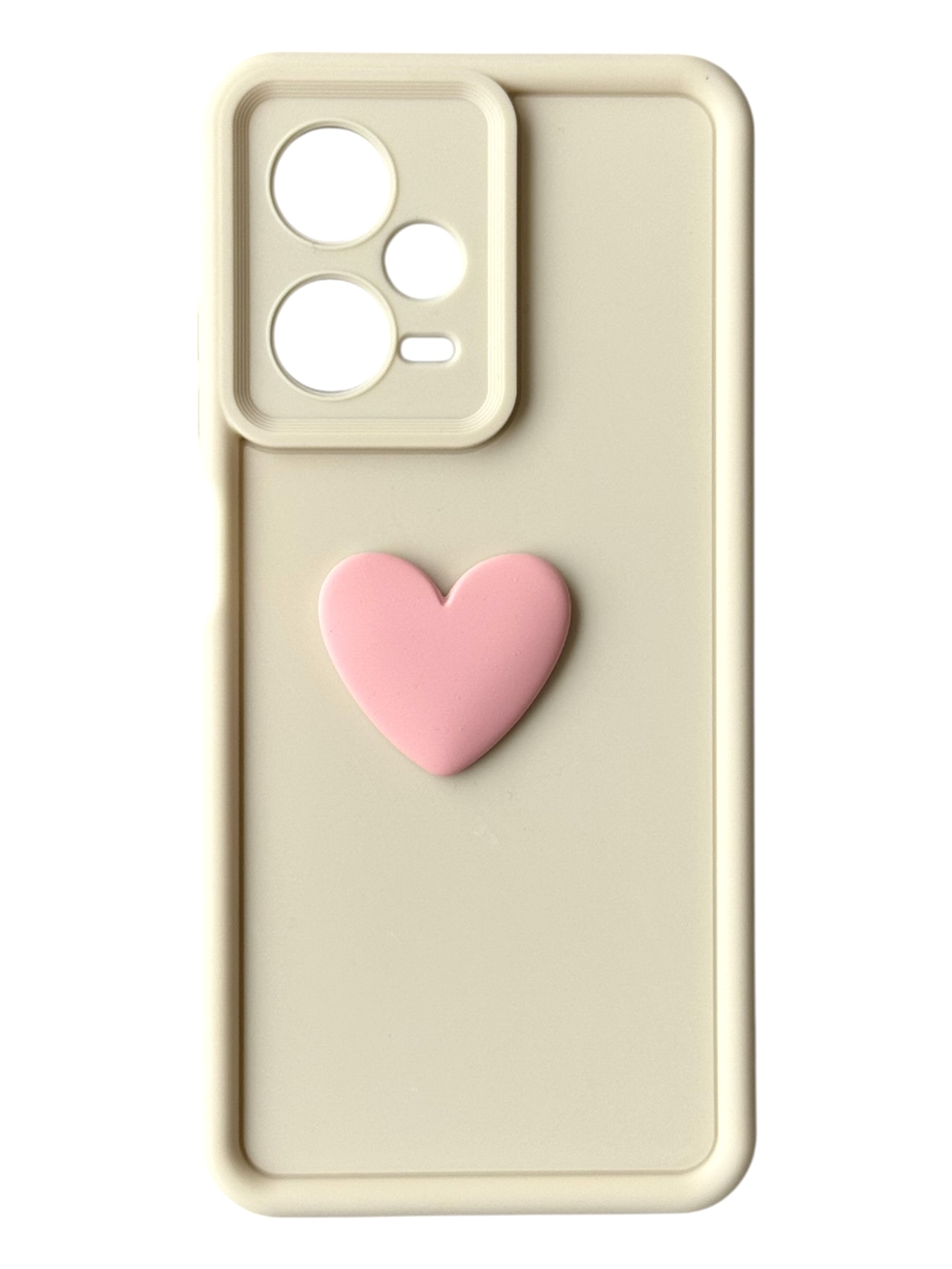 Чохол Toys Case для Xiaomi Redmi Note 12 Pro 5G (white / heart)