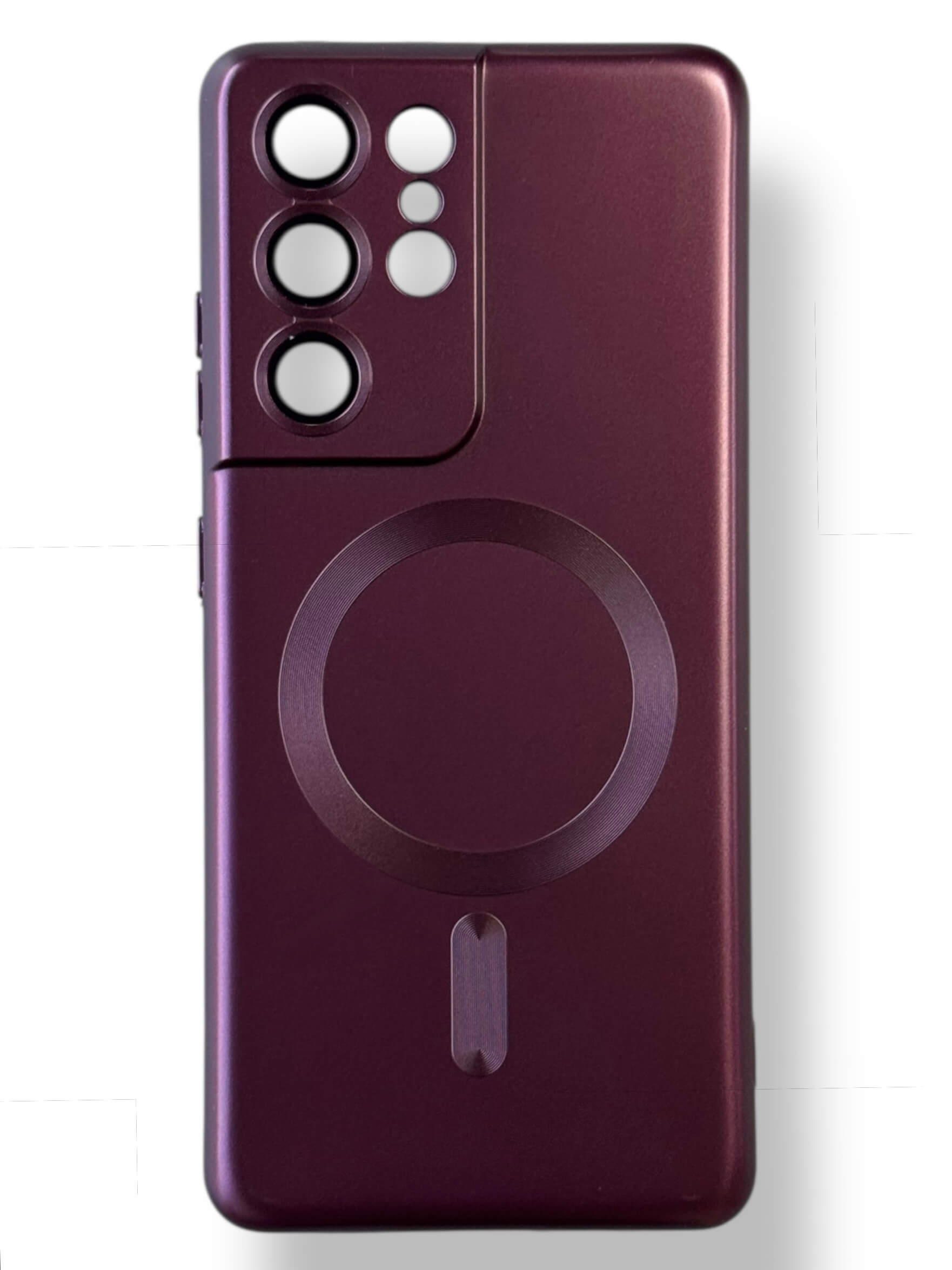 Чохол Sapphire Matte Case with MagSafe для Samsung S21 Ultra (red wine)