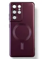 Чохол Sapphire Matte Case with MagSafe для Samsung S21 Ultra (red wine)