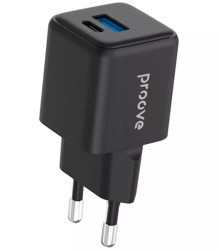 МЗП Proove Pocket Gan Plus 25W (Type-C + USB) (black)