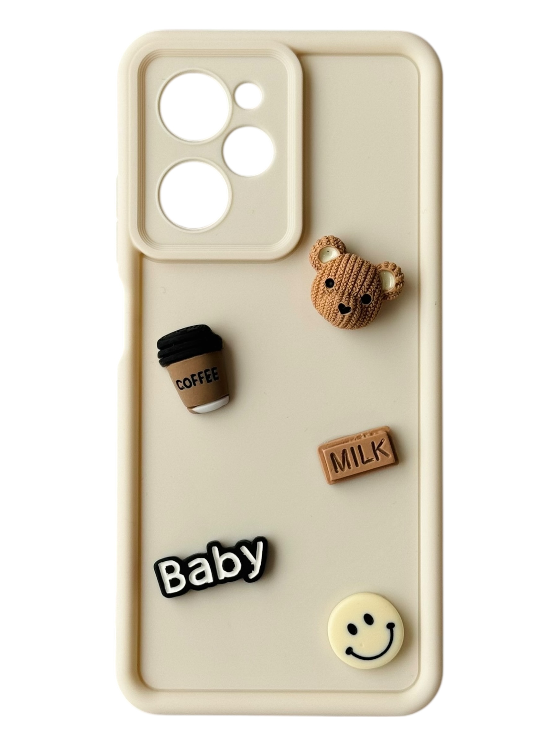 Чохол Toys Case для Xiaomi Poco X5 Pro (white / bear)
