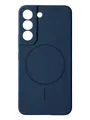 Чохол Silicone Case with MagSafe для Samsung Galaxy S22 (темно-синій / dark blue)