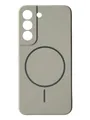 Чохол Silicone Case with MagSafe для Samsung Galaxy S22 (сірий / gray)