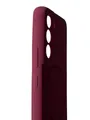 Чохол Silicone Case with MagSafe для Samsung Galaxy S22 Plus (марсала / marsala)