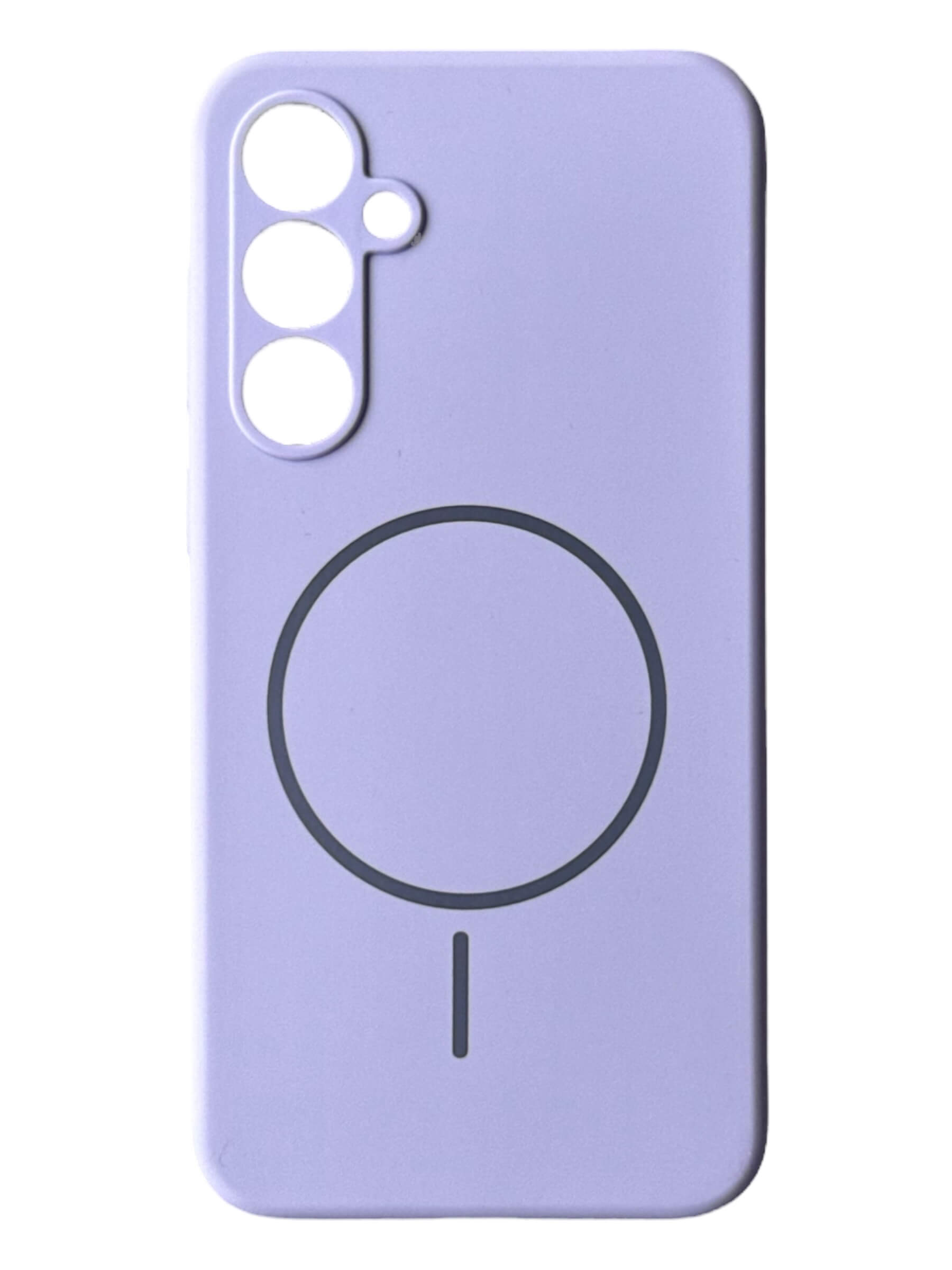 Чохол Silicone Case with MagSafe для Samsung Galaxy S23 FE (фіалковий / viola)