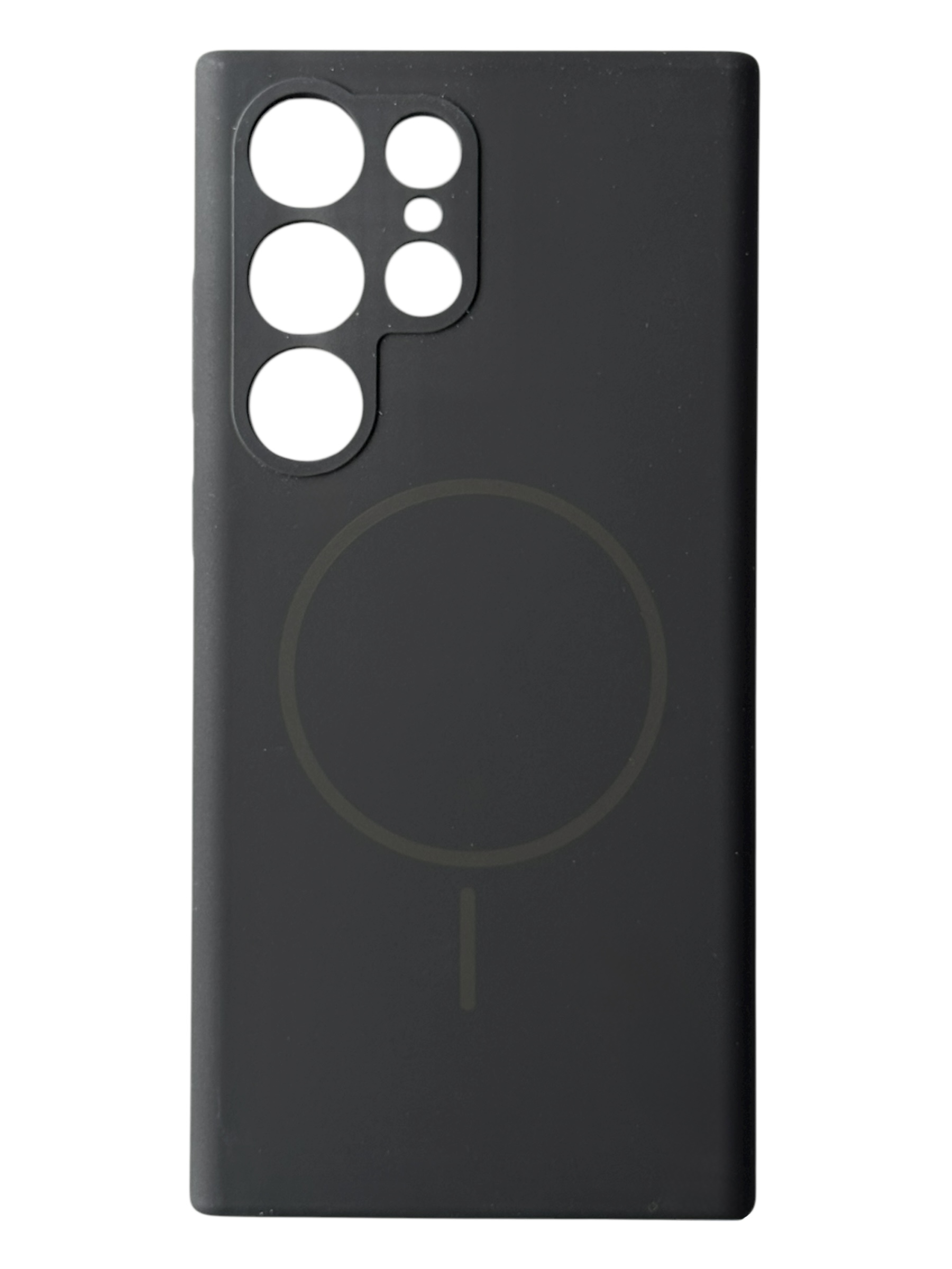 Чохол Silicone Case with MagSafe для Samsung Galaxy S23 Ultra (чорний / black)