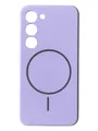 Чохол Silicone Case with MagSafe для Samsung Galaxy S23 (фіалковий / viola)