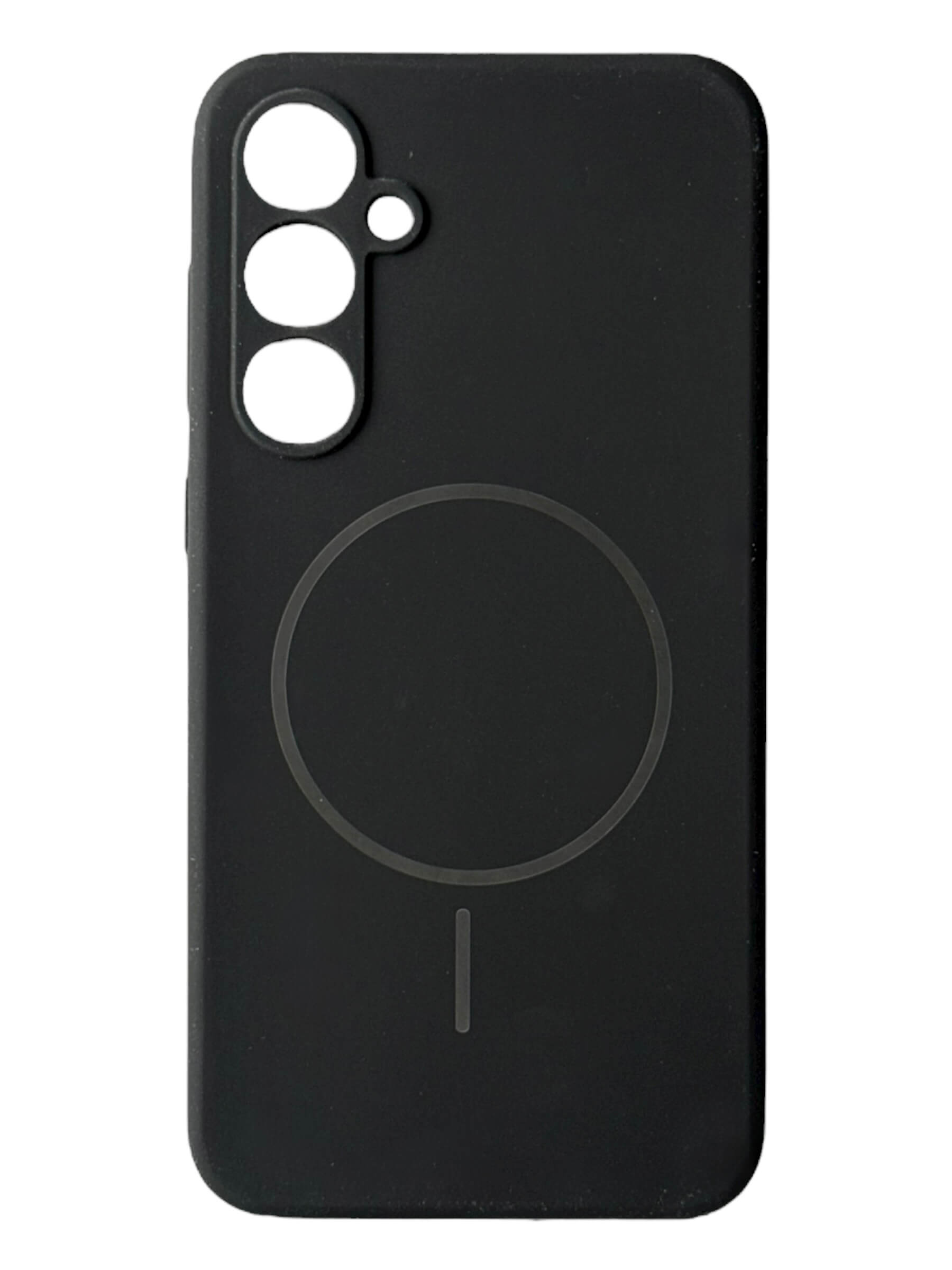 Чохол Silicone Case with MagSafe для Samsung Galaxy S23 FE (чорний / black)