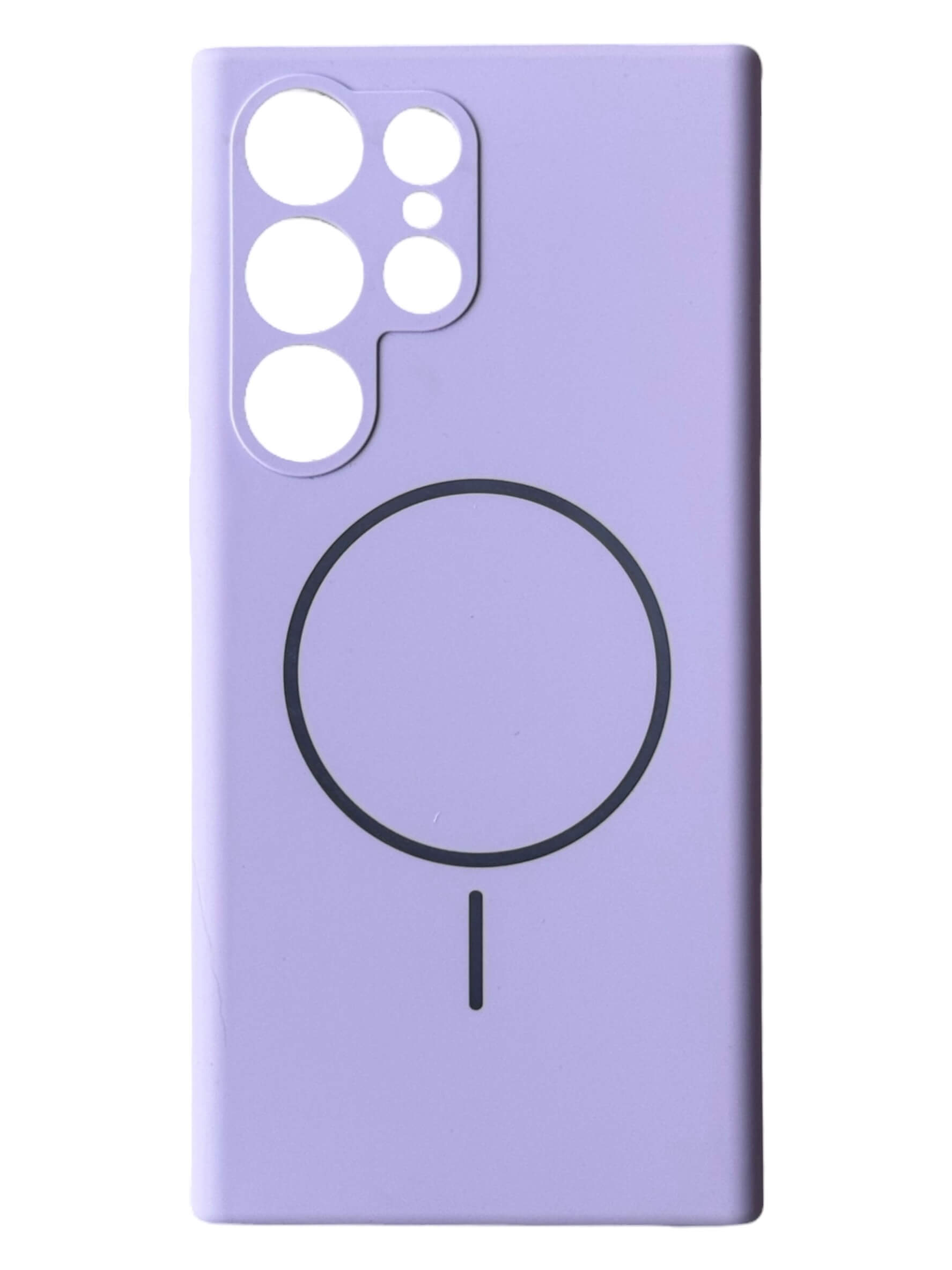 Чохол Silicone Case with MagSafe для Samsung Galaxy S23 Ultra (фіалковий / viola)