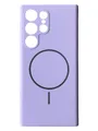 Чохол Silicone Case with MagSafe для Samsung Galaxy S23 Ultra (фіалковий / viola)