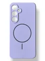 Чохол Silicone Case with MagSafe для Samsung Galaxy S24 FE (фіалковий / viola)