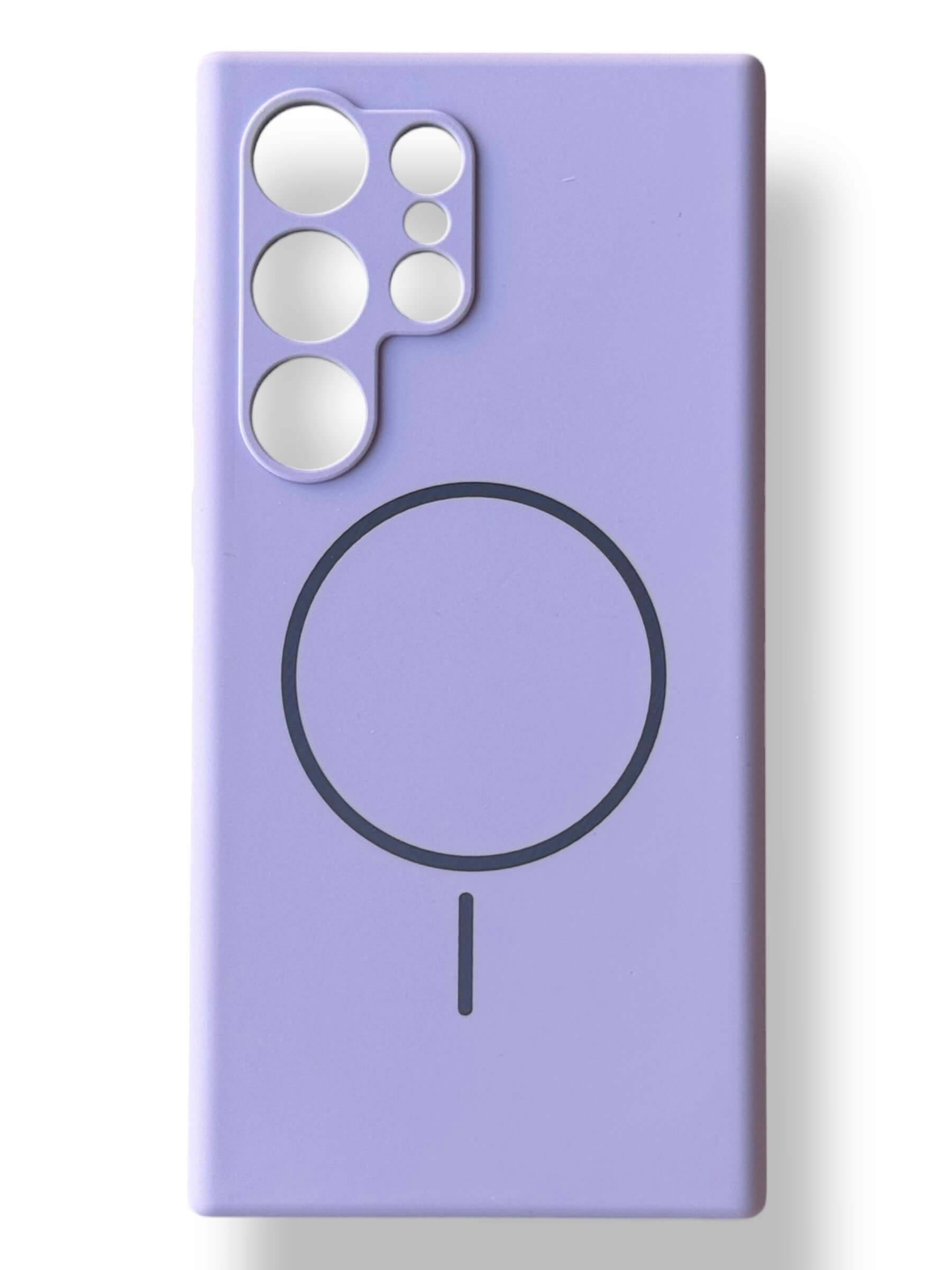 Чохол Silicone Case with MagSafe для Samsung Galaxy S24 Ultra (фіалковий / viola)
