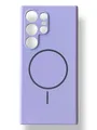 Чохол Silicone Case with MagSafe для Samsung Galaxy S24 Ultra (фіалковий / viola)
