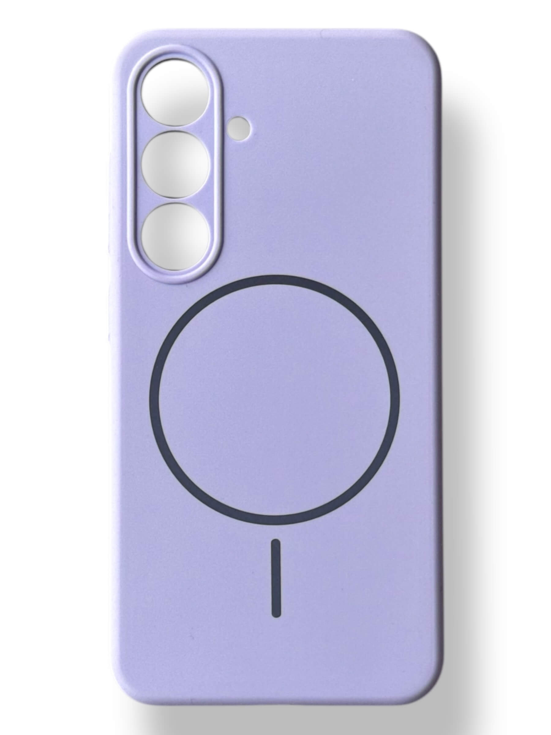 Чохол Silicone Case with MagSafe для Samsung Galaxy S25 Plus (фіалковий / viola)