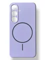 Чохол Silicone Case with MagSafe для Samsung Galaxy S25 Plus (фіалковий / viola)