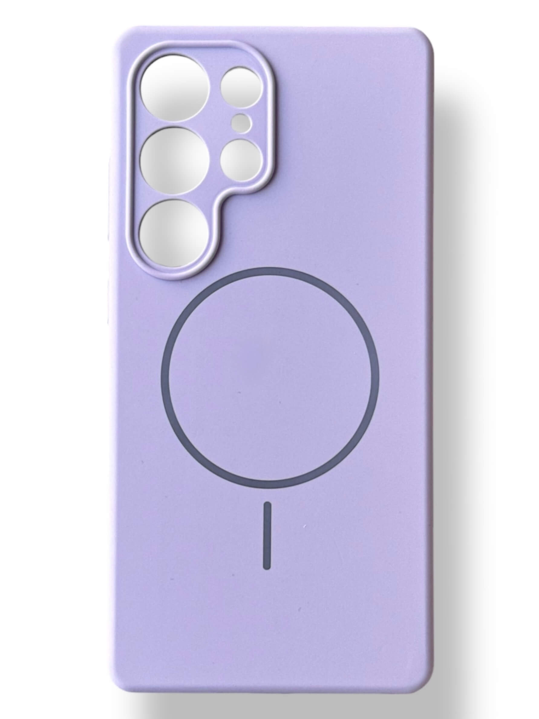 Чохол Silicone Case with MagSafe для Samsung Galaxy S25 Ultra (фіалковий / viola)