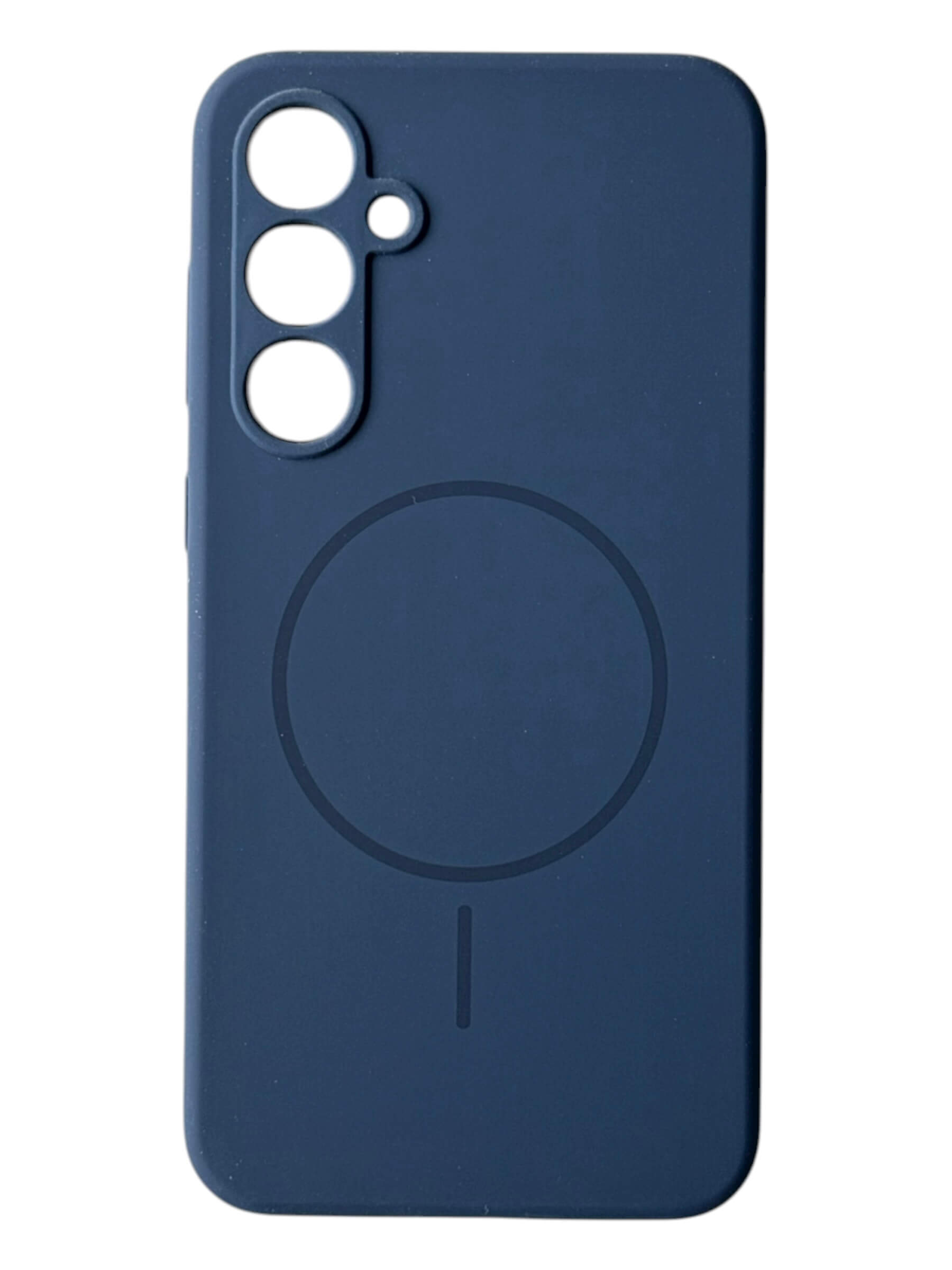 Чохол Silicone Case with MagSafe для Samsung Galaxy S23 FE (темно-синій / dark blue)