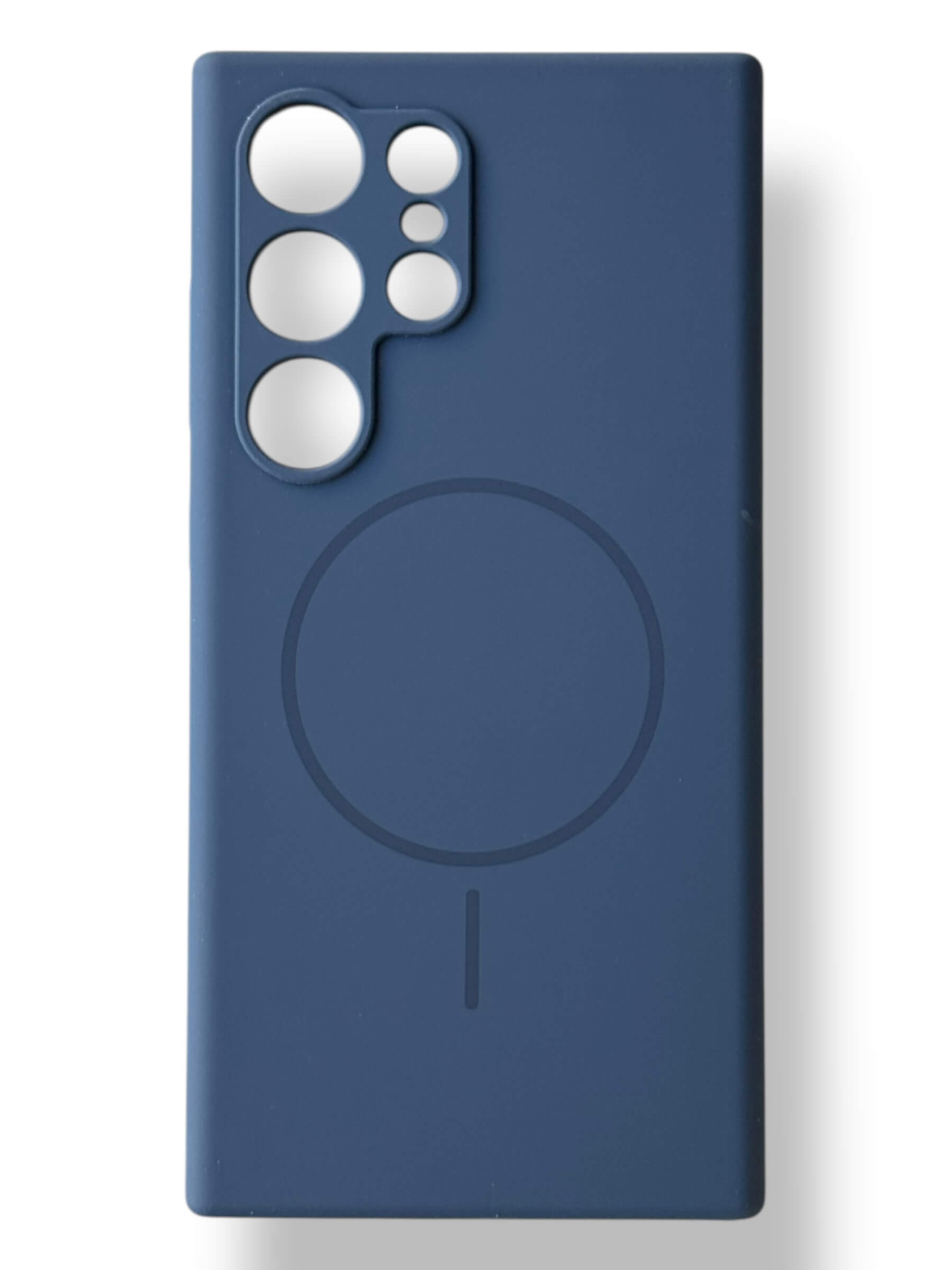 Чохол Silicone Case with MagSafe для Samsung Galaxy S24 Ultra (темно-синій / dark blue)