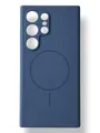 Чохол Silicone Case with MagSafe для Samsung Galaxy S24 Ultra (темно-синій / dark blue)