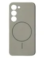 Чохол Silicone Case with MagSafe для Samsung Galaxy S23 Plus (сірий / gray)