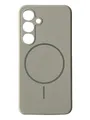 Чохол Silicone Case with MagSafe для Samsung Galaxy S24 Plus (сірий / gray)