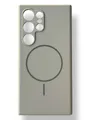 Чохол Silicone Case with MagSafe для Samsung Galaxy S24 Ultra (сірий / gray)