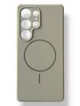 Чохол Silicone Case with MagSafe для Samsung Galaxy S25 Ultra (сірий / gray)