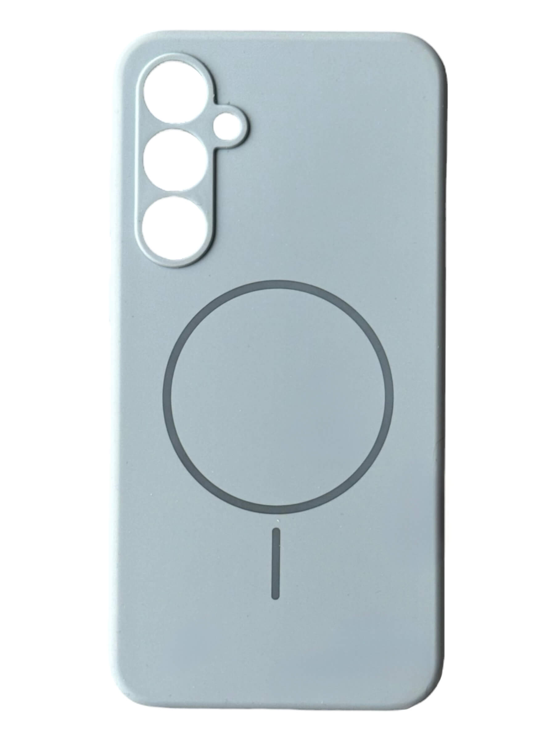 Чохол Silicone Case with MagSafe для Samsung Galaxy S23 FE (небесний / sky blue)