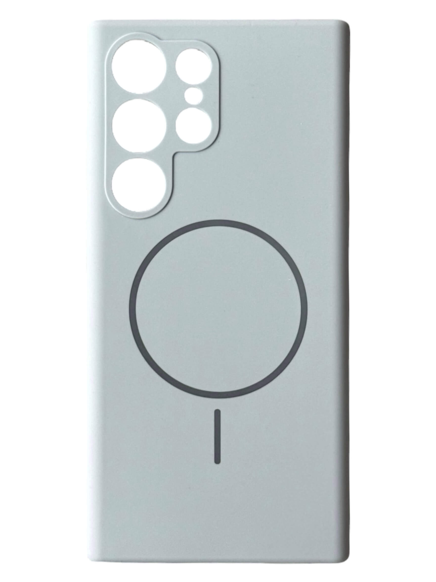 Чохол Silicone Case with MagSafe для Samsung Galaxy S23 Ultra (небесний / sky blue)