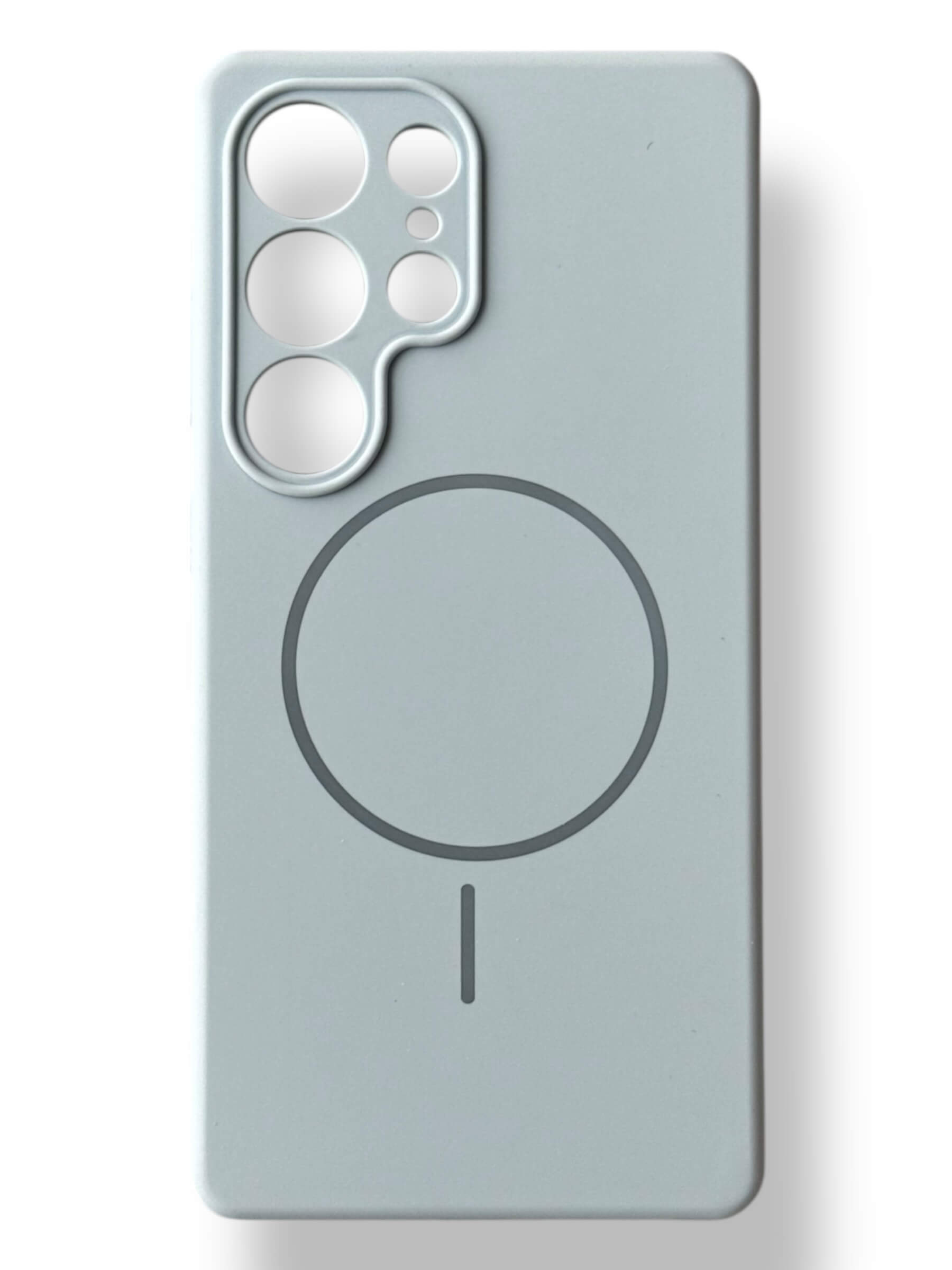 Чохол Silicone Case with MagSafe для Samsung Galaxy S25 Ultra (небесний / sky blue)