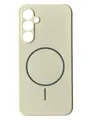 Чохол Silicone Case with MagSafe для Samsung Galaxy S23 FE (молочний / antique white)