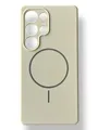 Чохол Silicone Case with MagSafe для Samsung Galaxy S25 Ultra (молочний / antique white)