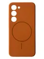 Чохол Silicone Case with MagSafe для Samsung Galaxy S23 Plus (коричневий / brown)