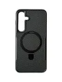 Чохол Carbon Fiber Ring Shell Case для Samsung Galaxy S24 Plus / S25 Plus (black)