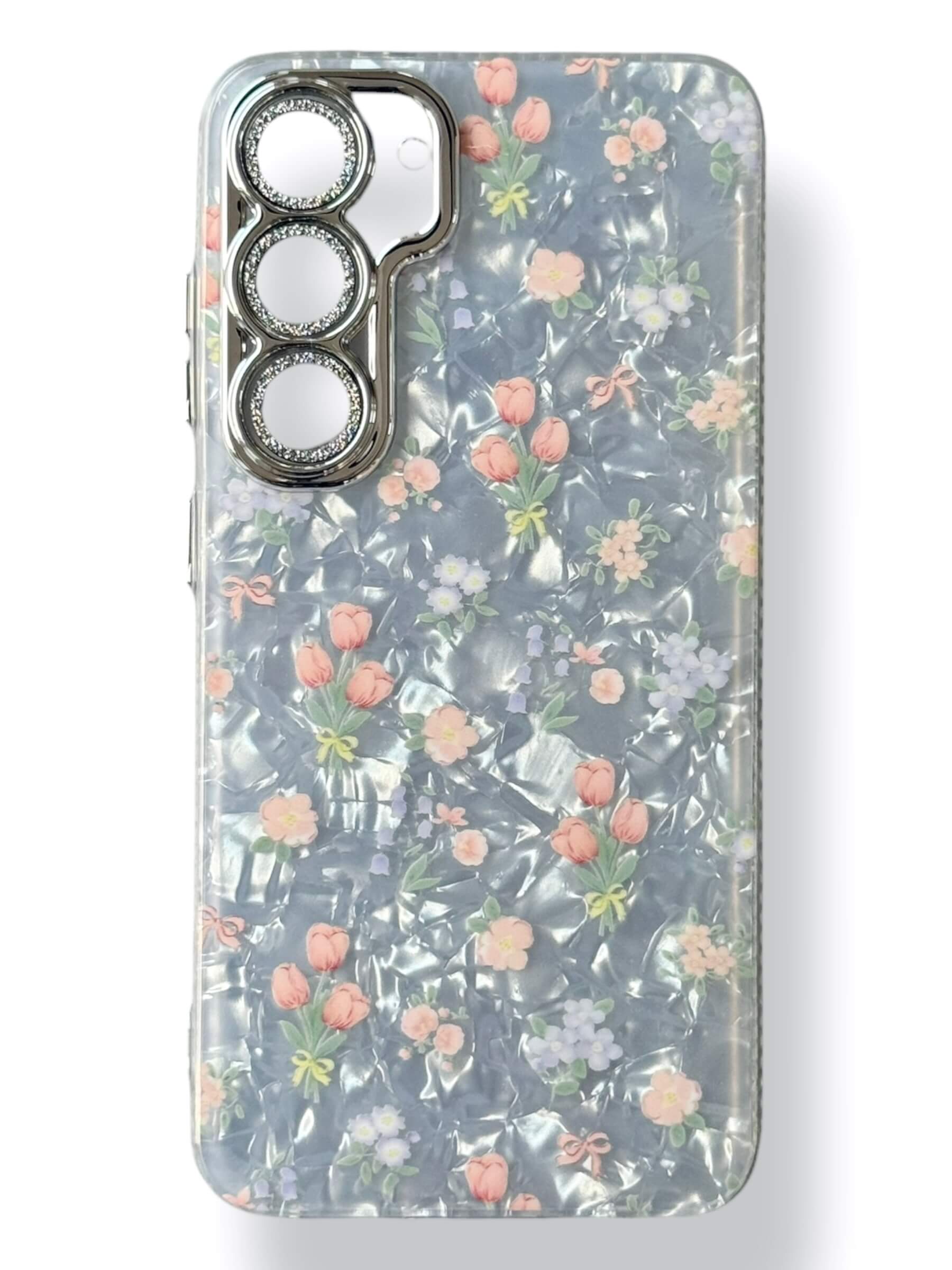 Чохол Flowers Case для Samsung Galaxy S23 Plus (full block/white)
