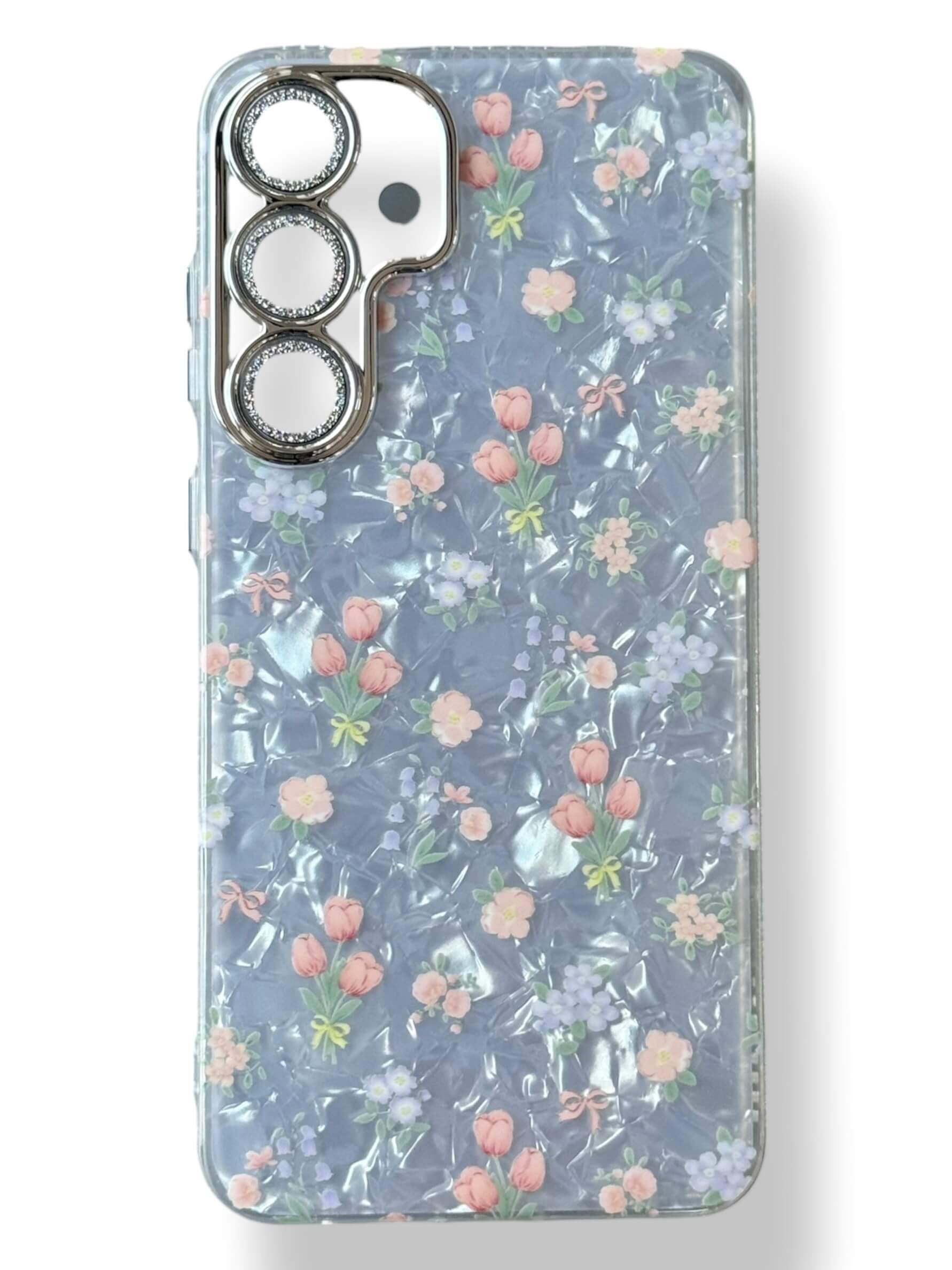 Чохол Flowers Case для Samsung Galaxy S25 Plus (full block/white)