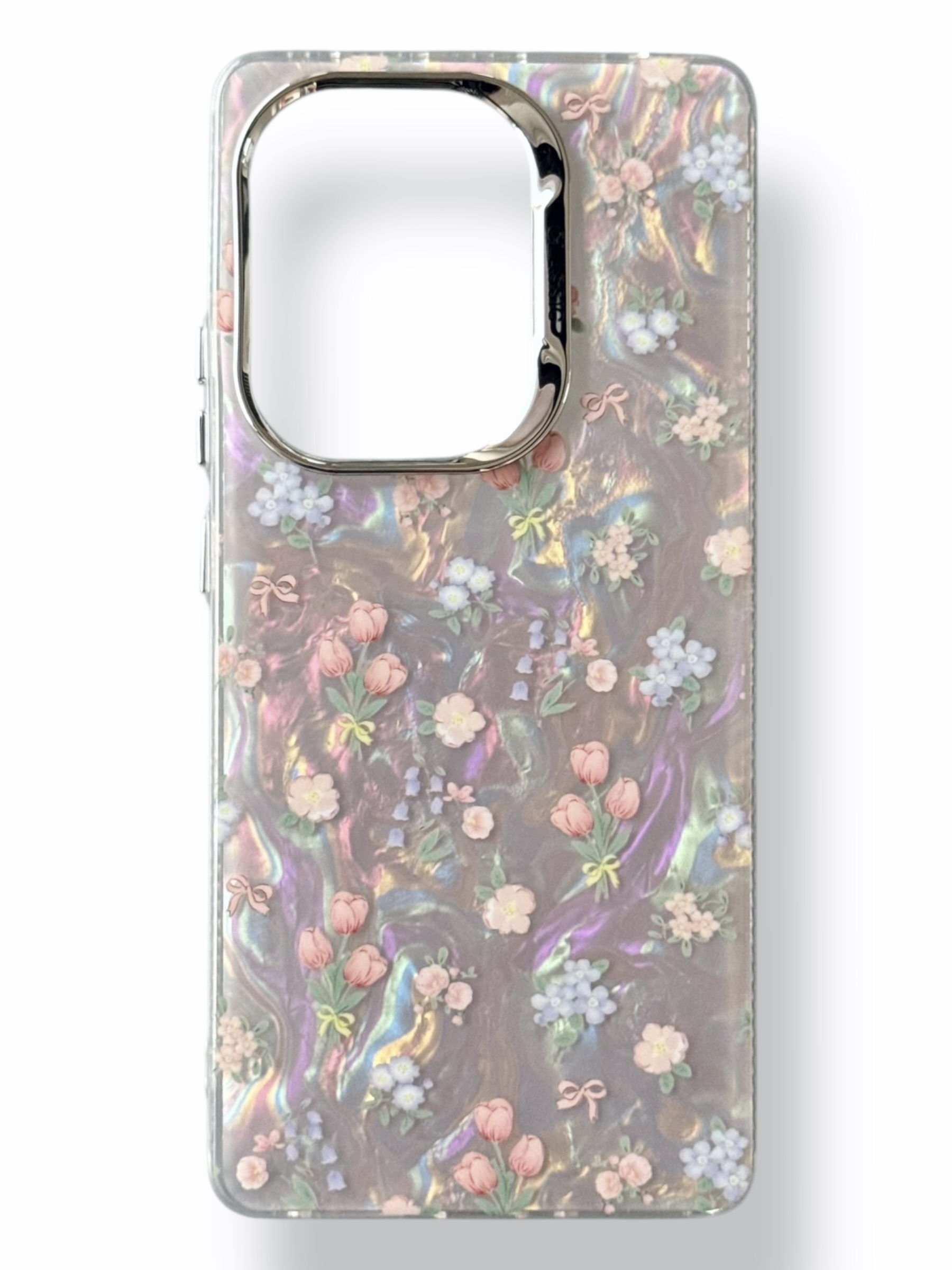 Чохол Flowers Case для Xiaomi Redmi Note 13 4G (pink)