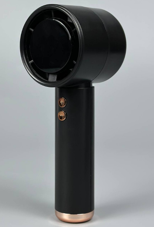 Портативний вентилятор Turbo N68 з цифровим дисплеєм (black)
