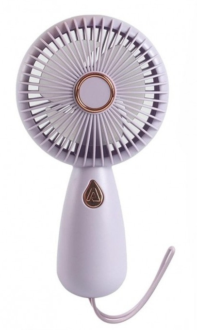 Портативний вентилятор ZB103 Mini Led (lilac)