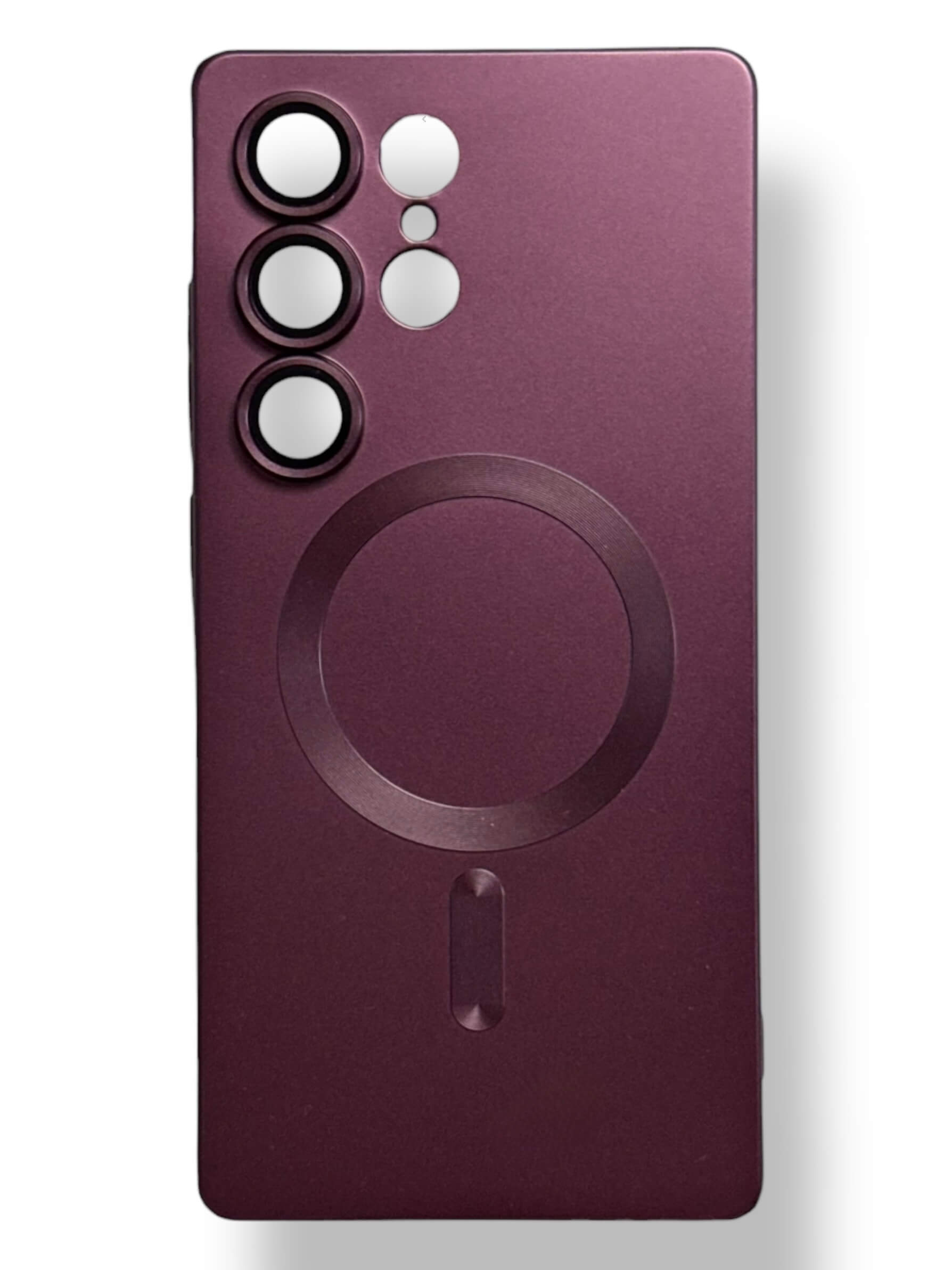 Чохол Sapphire Matte Case with MagSafe для Samsung S25 Ultra (red wine)