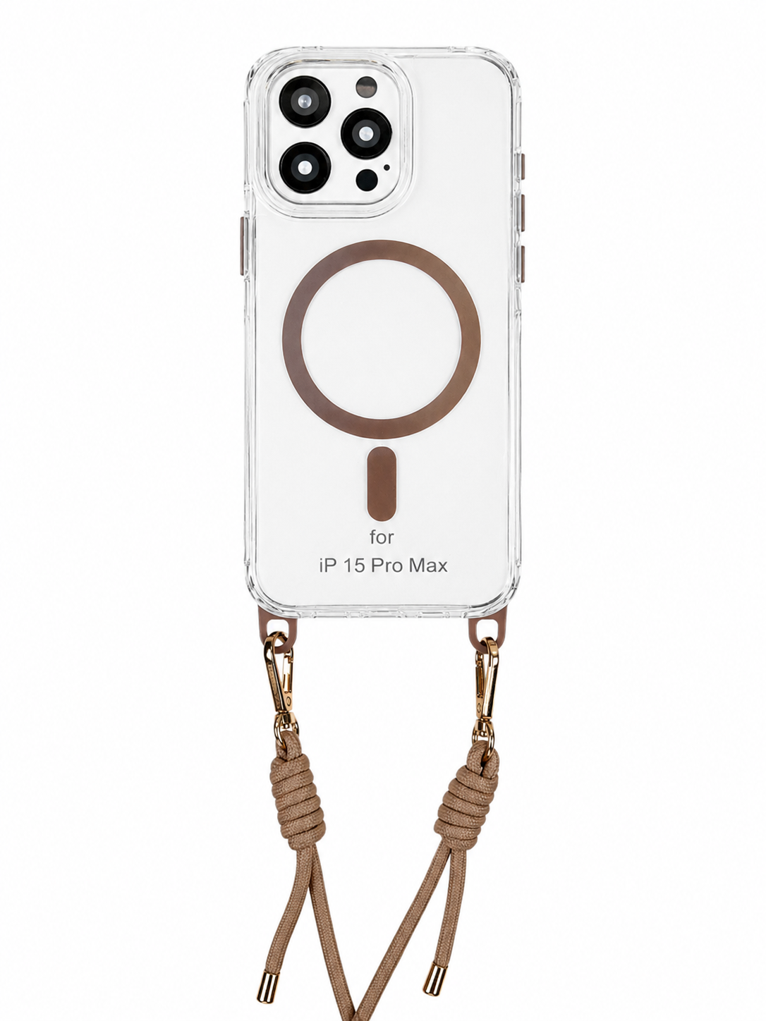 Чохол Crossbody Case with MagSafe для IPhone 15 ProMax (desert gold)