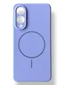 Чохол Silicone Case with MagSafe для Samsung Galaxy S25 Edge (фіалковий / viola)