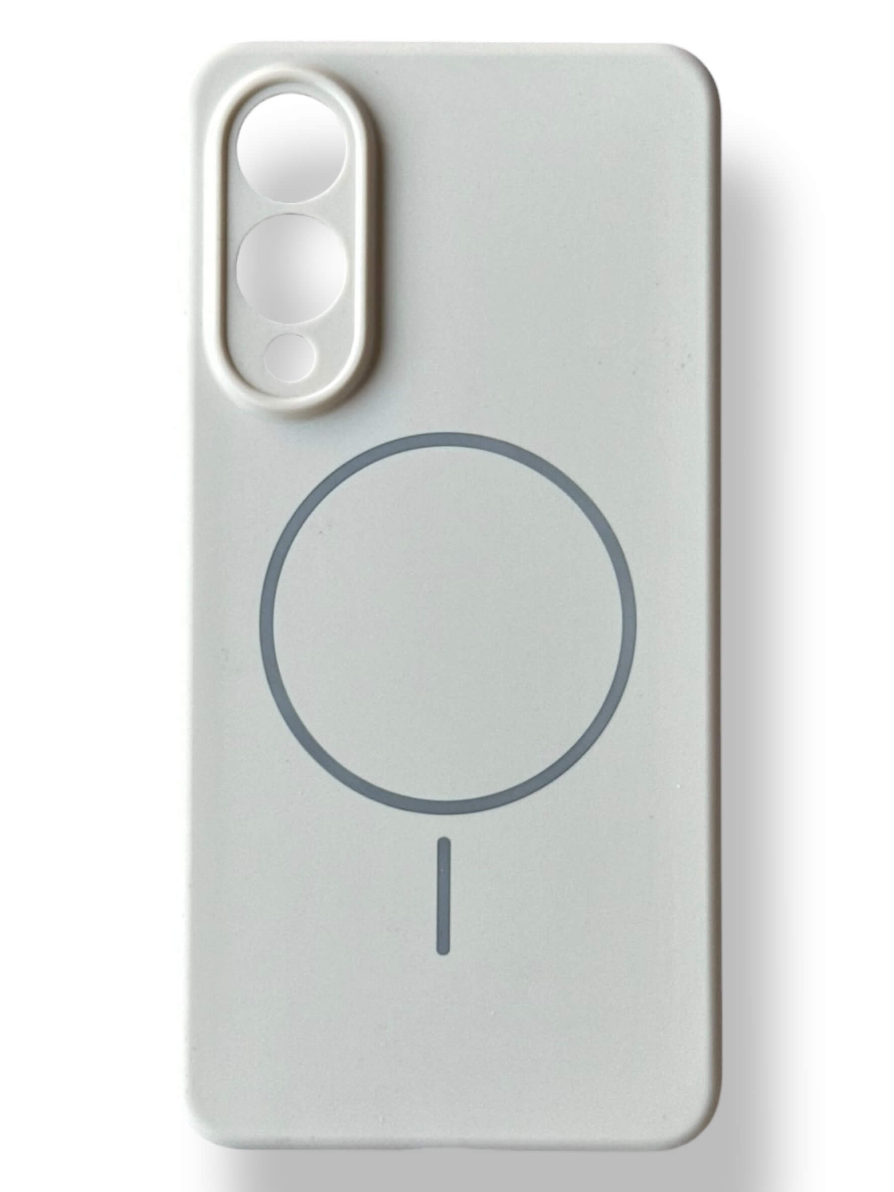 Чохол Silicone Case with MagSafe для Samsung Galaxy S25 Edge (молочний / antique white)