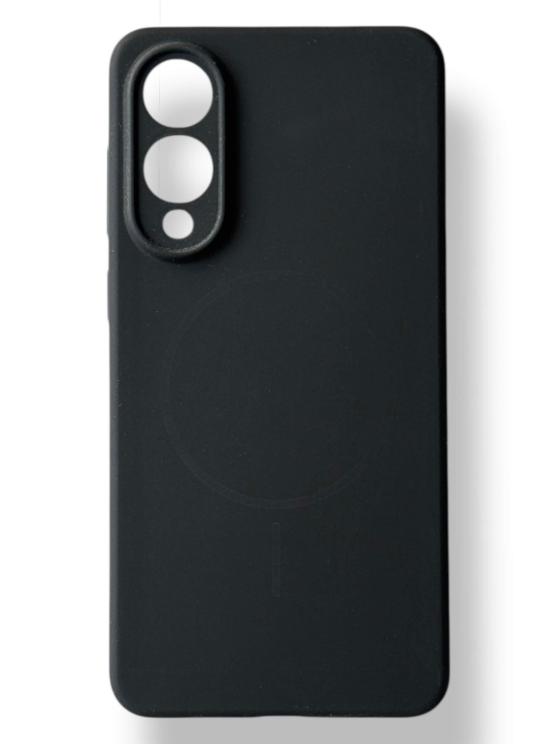 Чохол Silicone Case with MagSafe для Samsung Galaxy S25 Edge (чорний / black)