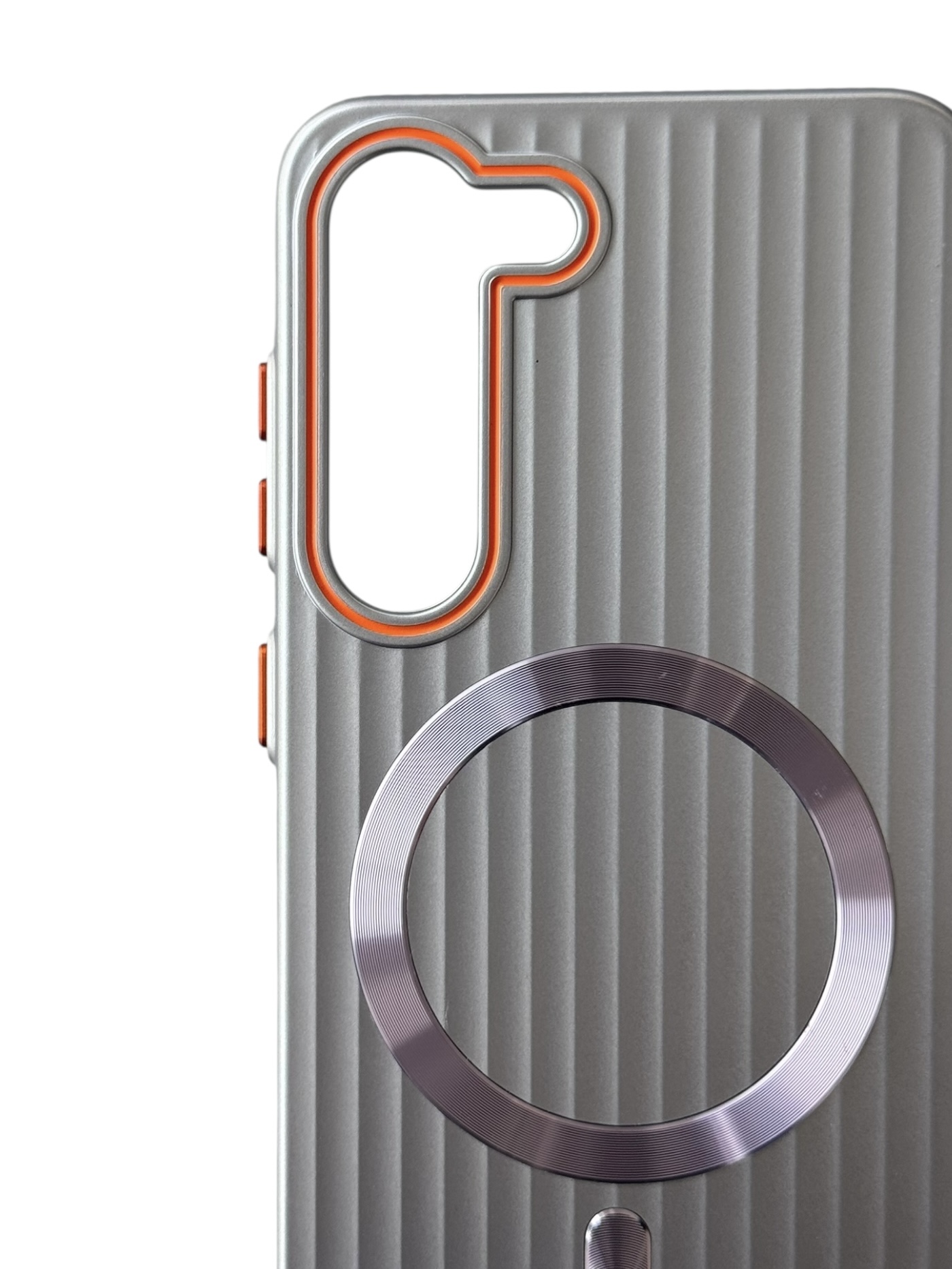 Чохол Ribbed Case with MagSafe для Samsung S23 (light purple)
