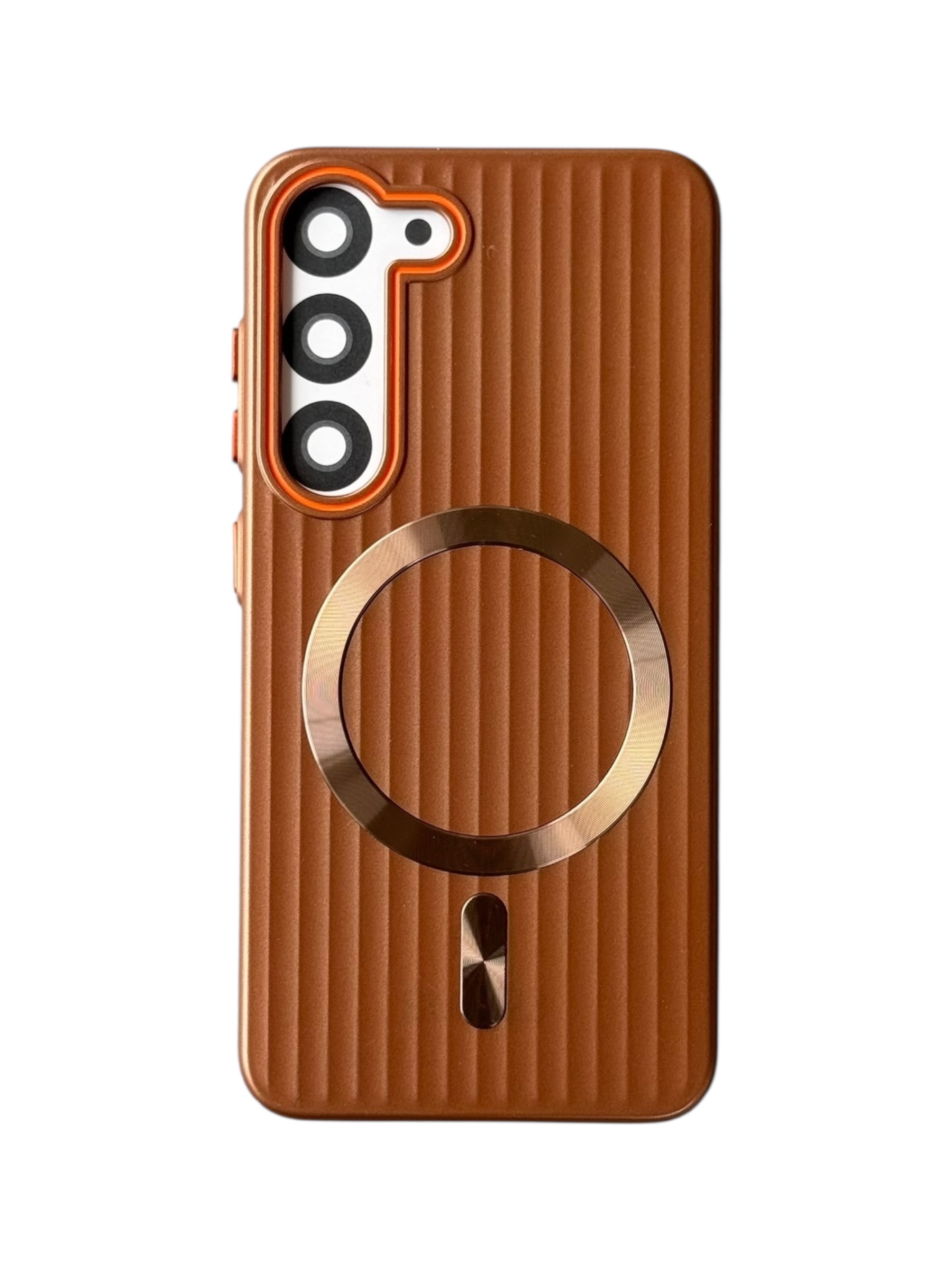 Чохол Ribbed Case with MagSafe для Samsung S23 (brown)